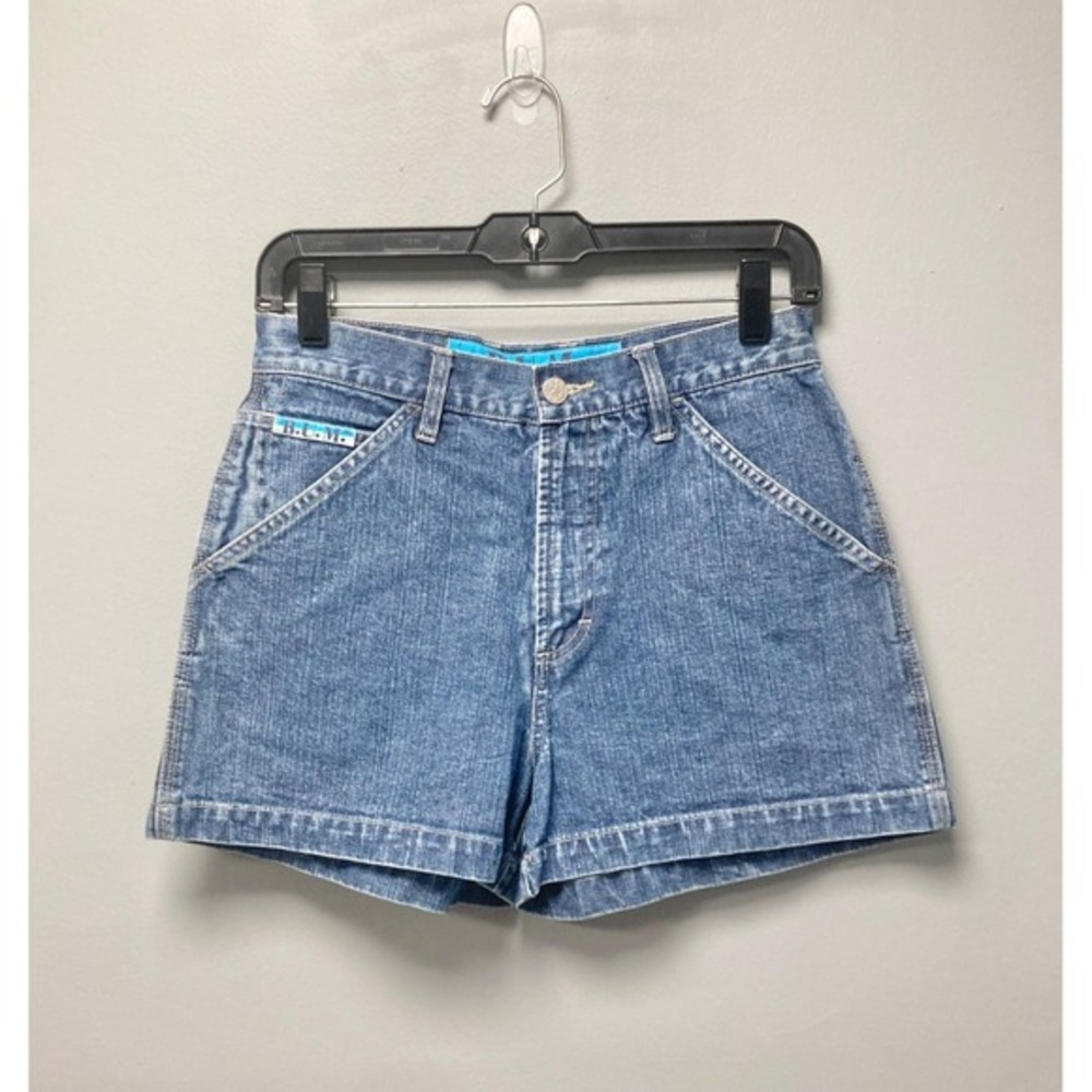 Vintage Y2K BUM EQUIPMENT Denim‎ Shorts Womens Size 7 Blue Jean Summer Festival